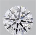 Del inventario de diamantes de laboratorio, 2.05 quilates, Redondo , Color D, claridad IF y certificado IGI