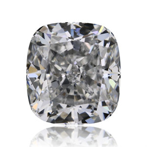 Foto Diamante Natural 0.61 quilates, Del cojín , Color D, claridad VVS1 y certificado GIA de