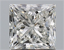 Natural Diamond 1.29 Carats, Princess with  Cut, I Color, VS1 Clarity and Certified by GIA