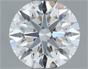 Diamante Natural 0.50 quilates, Redondo , Color H, claridad VVS2 y certificado GIA