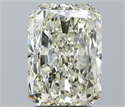 Natural Diamond 3.52 Carats, Radiant with  Cut, K Color, SI1 Clarity and Certified by IGI