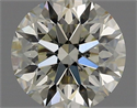 Natural Diamond 0.90 Carats, Round with Very Good Cut, K Color, VS2 Clarity and Certified by GIA