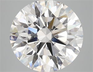 Picture of Lab Grown Diamond 4.58 Carats, Round with Ideal Cut, E Color, VS2 Clarity and Certified by IGI