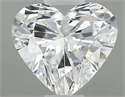 Natural Diamond 0.40 Carats, Heart with  Cut, D Color, VVS1 Clarity and Certified by GIA