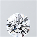 Lab Grown Diamond 1.53 Carats, Round with Ideal Cut, D Color, VVS2 Clarity and Certified by IGI