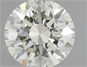 Natural Diamond 0.70 Carats, Round with Very Good Cut, L Color, VVS2 Clarity and Certified by IGI