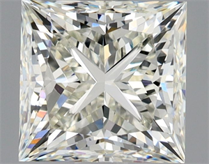Picture of Natural Diamond 1.50 Carats, Princess with  Cut, K Color, VS1 Clarity and Certified by GIA