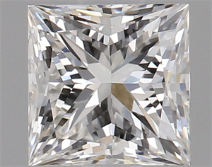 Picture of Natural Diamond 0.79 Carats, Princess with  Cut, I Color, VVS2 Clarity and Certified by GIA