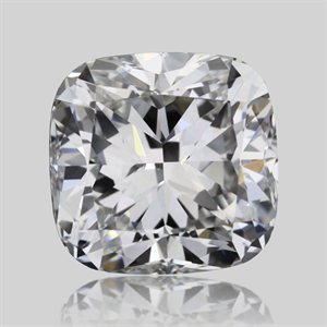 Foto Diamante Natural 0.60 quilates, Del cojín , Color E, claridad VS1 y certificado GIA de