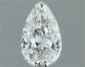 Picture of Natural Diamond 1.00 Carats, Pear with  Cut, F Color, VS2 Clarity and Certified by IGI
