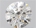 Diamante Natural 0.50 quilates, Redondo , Color I, claridad VVS2 y certificado GIA