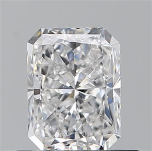 Picture of Natural Diamond 0.70 Carats, Radiant with  Cut, E Color, VS1 Clarity and Certified by GIA