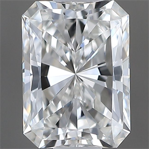 Picture of Natural Diamond 0.50 Carats, Radiant with  Cut, G Color, VVS2 Clarity and Certified by GIA