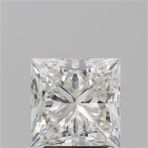 Picture of Natural Diamond 3.41 Carats, Princess with  Cut, H Color, VS1 Clarity and Certified by GIA