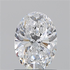 Picture of Natural Diamond 1.11 Carats, Oval with  Cut, D Color, VVS1 Clarity and Certified by GIA