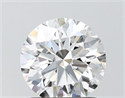 Lab Grown Diamond 1.40 Carats, Round with Ideal Cut, D Color, VVS2 Clarity and Certified by IGI