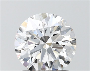 Picture of Lab Grown Diamond 1.40 Carats, Round with Ideal Cut, D Color, VVS2 Clarity and Certified by IGI