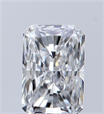 Diamante Natural 0.40 quilates, Radiante , Color D, claridad VS1 y certificado GIA