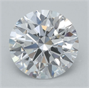 Del inventario de diamantes de laboratorio, 1.21 quilates, Redondo , Color D, claridad VVS2 y certificado IGI