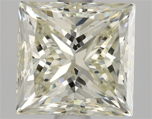 Foto Diamante Natural 2.01 quilates, Princesa , Color N, claridad VS2 y certificado GIA de