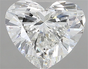 Picture of Natural Diamond 1.53 Carats, Heart with  Cut, G Color, IF Clarity and Certified by HRD