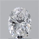 Natural Diamond 1.01 Carats, Oval with  Cut, D Color, VVS2 Clarity and Certified by GIA