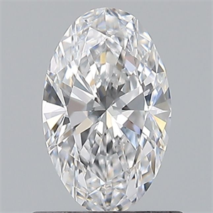 Picture of Natural Diamond 0.60 Carats, Oval with  Cut, D Color, VS1 Clarity and Certified by GIA