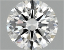 Lab Grown Diamond 1.52 Carats, Round with Excellent Cut, F Color, VVS2 Clarity and Certified by IGI