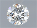 Natural Diamond 0.40 Carats, Round with Excellent Cut, F Color, IF Clarity and Certified by GIA