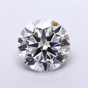 Picture of Lab Grown Diamond 4.00 Carats, Round with Excellent Cut, D Color, VVS2 Clarity and Certified by IGI