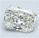 Diamante Natural 7.03 quilates, Radiante , Color J, claridad VVS2 y certificado GIA