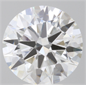Lab Grown Diamond 5.59 Carats, Round with Ideal Cut, E Color, VVS2 Clarity and Certified by IGI