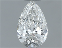 Natural Diamond 0.33 Carats, Pear with  Cut, G Color, VVS1 Clarity and Certified by GIA