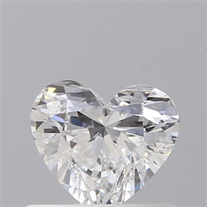 Picture of Natural Diamond 0.44 Carats, Heart with  Cut, E Color, VS2 Clarity and Certified by GIA