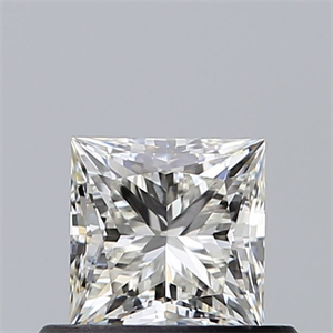 Picture of Natural Diamond 0.50 Carats, Princess with  Cut, I Color, VVS1 Clarity and Certified by GIA