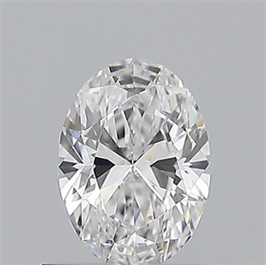 Picture of Natural Diamond 0.57 Carats, Oval with  Cut, D Color, VVS1 Clarity and Certified by GIA