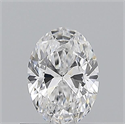Natural Diamond 0.57 Carats, Oval with  Cut, D Color, VVS1 Clarity and Certified by GIA