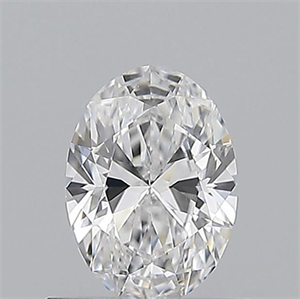 Picture of Natural Diamond 0.57 Carats, Oval with  Cut, D Color, VVS1 Clarity and Certified by GIA