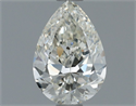 Natural Diamond 0.70 Carats, Pear with  Cut, I Color, SI1 Clarity and Certified by IGI