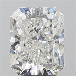 Foto Diamante Natural 3.50 quilates, Radiante , Color G, claridad SI1 y certificado GIA de