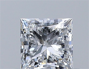 Picture of Natural Diamond 0.40 Carats, Princess with  Cut, D Color, VS2 Clarity and Certified by GIA