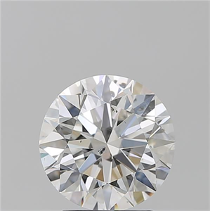 Foto Diamante Natural 2.51 quilates, Redondo , Color F, claridad SI2 y certificado GIA de