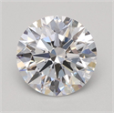 Lab Grown Diamond 1.07 Carats, Round with Ideal Cut, D Color, VVS2 Clarity and Certified by IGI