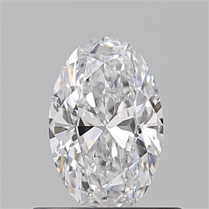 Picture of Natural Diamond 0.50 Carats, Oval with  Cut, D Color, VS2 Clarity and Certified by GIA