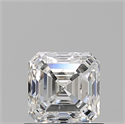 Diamante Natural 0.90 quilates, Asscher , Color G, claridad SI1 y certificado GIA