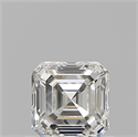 Natural Diamond 0.70 Carats, Asscher with  Cut, J Color, VVS1 Clarity and Certified by GIA