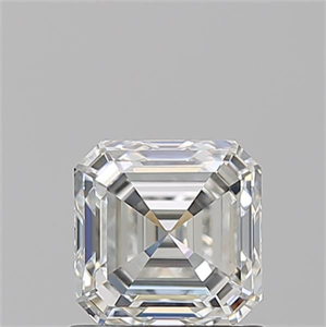 Picture of Natural Diamond 1.03 Carats, Asscher with  Cut, H Color, VS2 Clarity and Certified by GIA