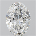 Natural Diamond 1.51 Carats, Oval with  Cut, E Color, SI2 Clarity and Certified by GIA