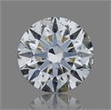 Natural Diamond 1.04 Carats, Round with Excellent Cut, G Color, I1 Clarity and Certified by GIA