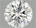 Lab Grown Diamond 2.01 Carats, Round with Excellent Cut, D Color, VVS2 Clarity and Certified by IGI